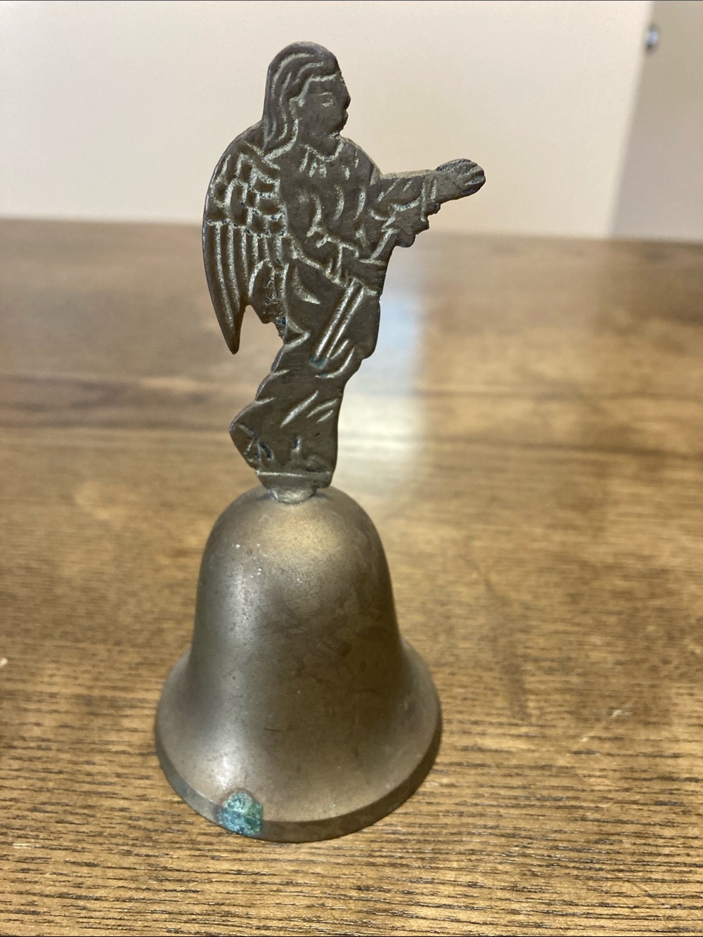 Vintage Solid Brass Angel Hand Bell